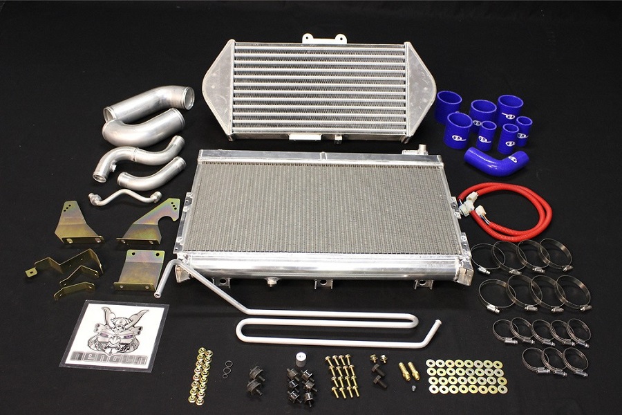 RE-Amemiya RX-7 FD radiator and intercooler kit
