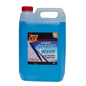 Triple QX windscreen washer fluid.