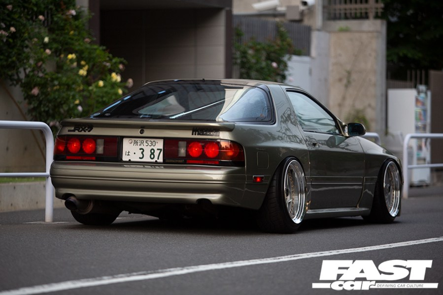 TUNED MAZDA RX-7 FC rear shot