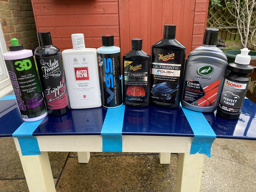 The Best Car Polish group shot