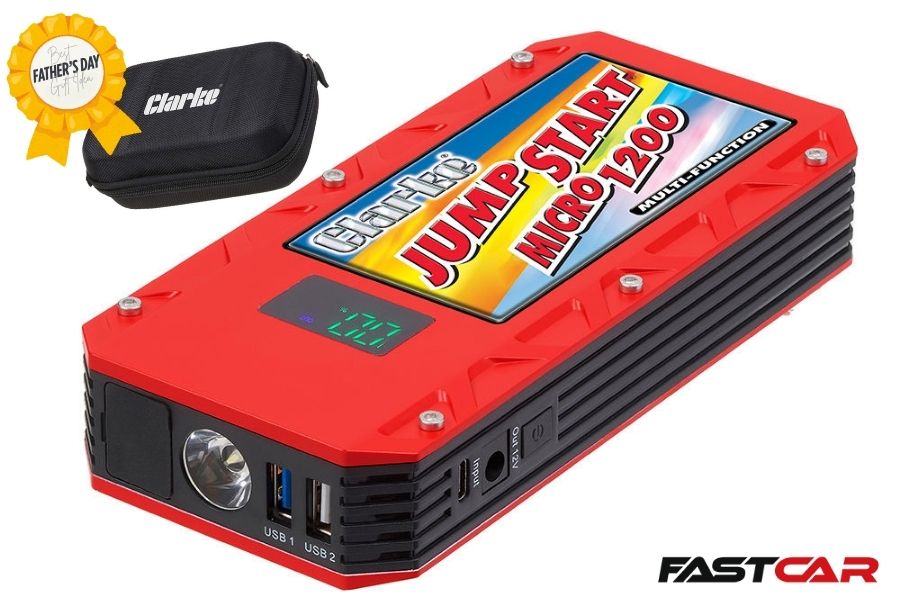 product shot of jump starter on white background